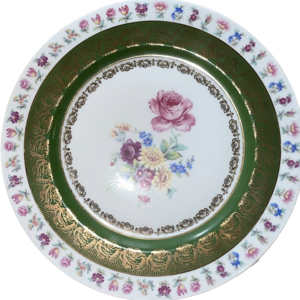 Vintage Porcelain German Bavarian Ceramic China Plate - Picture 6 of 11